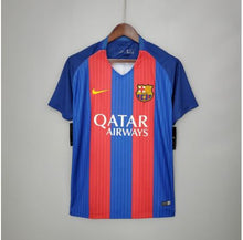 Load image into Gallery viewer, Retro Barcelona Home Soccer Jersey 2016/2017 Men Adult MESSI #10 XAVI #6 A.INIESTA #8
