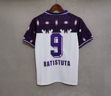 Load image into Gallery viewer, Retro Fiorentina Away Soccer Football Jersey 1992/1993 Men Adult BATISTUTA #9
