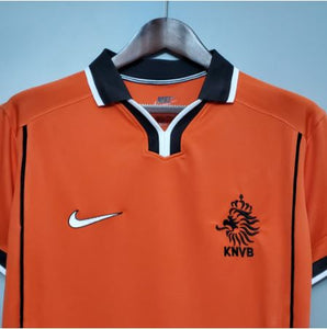 Retro Holland Netherlands Home Soccer Jersey 1998 Men Adult