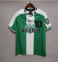 Load image into Gallery viewer, Retro Nigeria Home Soccer Jersey 1996 Men Adult OKOCHA #10
