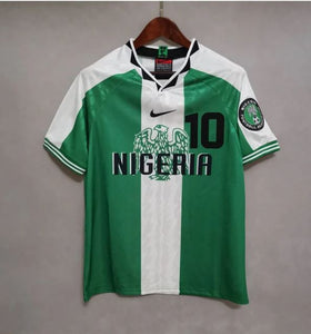 Retro Nigeria Home Soccer Jersey 1996 Men Adult OKOCHA #10