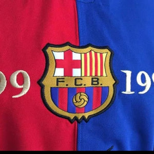 Retro Barcelona Home Soccer Football Jersey 1998/1999 Men Adult RIVALDO #11