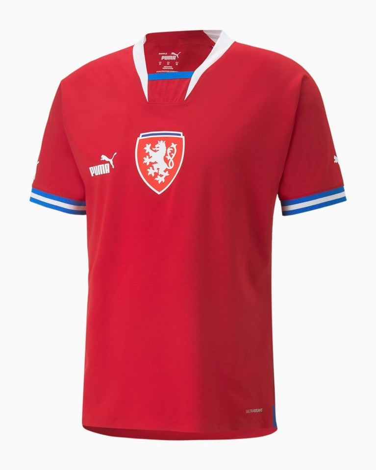 New Season Czech Republic Home Soccer Jersey 2022/2023 Men Adult Fan Version