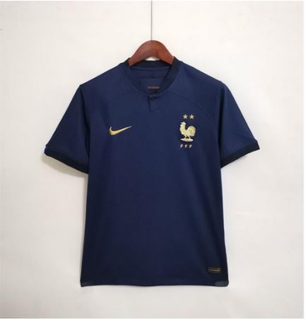 New France Home Soccer Football Jersey World Cup 2022 Men Adult