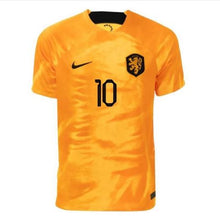 Load image into Gallery viewer, New Netherlands Holland Home Soccer Jersey World Cup 2022 Men Adult VIRGIL #4 MEMPHIS #10
