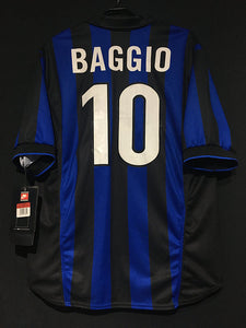 Retro Inter Milan Home Soccer Jersey 1998/1999 Men Adult BAGGIO #10