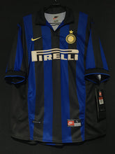 Load image into Gallery viewer, Retro Inter Milan Home Soccer Jersey 1998/1999 Men Adult BAGGIO #10
