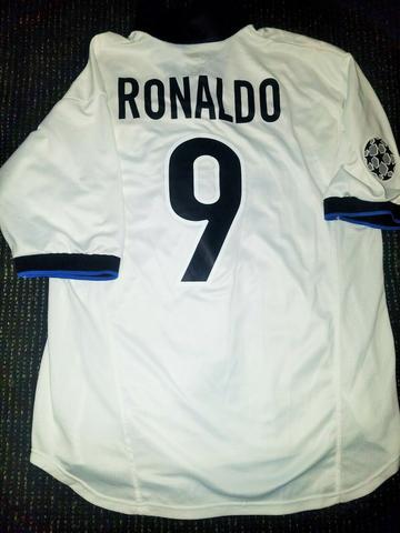 AC Milan Ronaldo #99 UCL Final Retro Long Sleeve Jersy Away