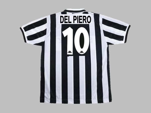 Retro Juventus Home Soccer Football Jersey 1995/1997 Men Adult DEL PIERO #10