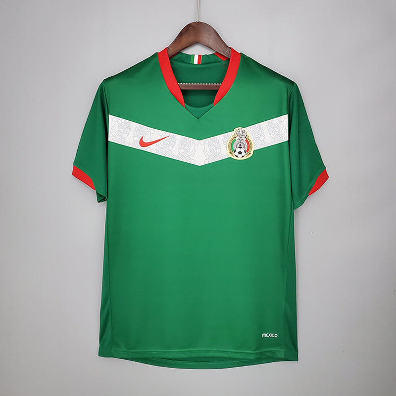 Retro Mexico Home World Cup 2006 Soccer Football Jersey Men Adult