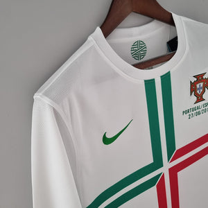 Retro Portugal Away Long Sleeve Soccer Football Jersey Euro 2012 Men Adult RONALDO #7