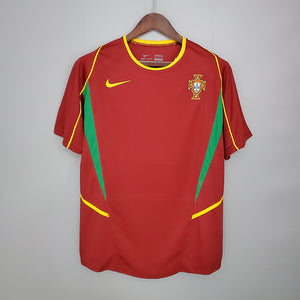 Retro Portugal Home Soccer Football Jersey World Cup 2002 Men Adult