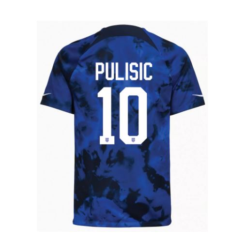 New USA Away Jersey World Cup 2022 Men Adult PULISIC #10